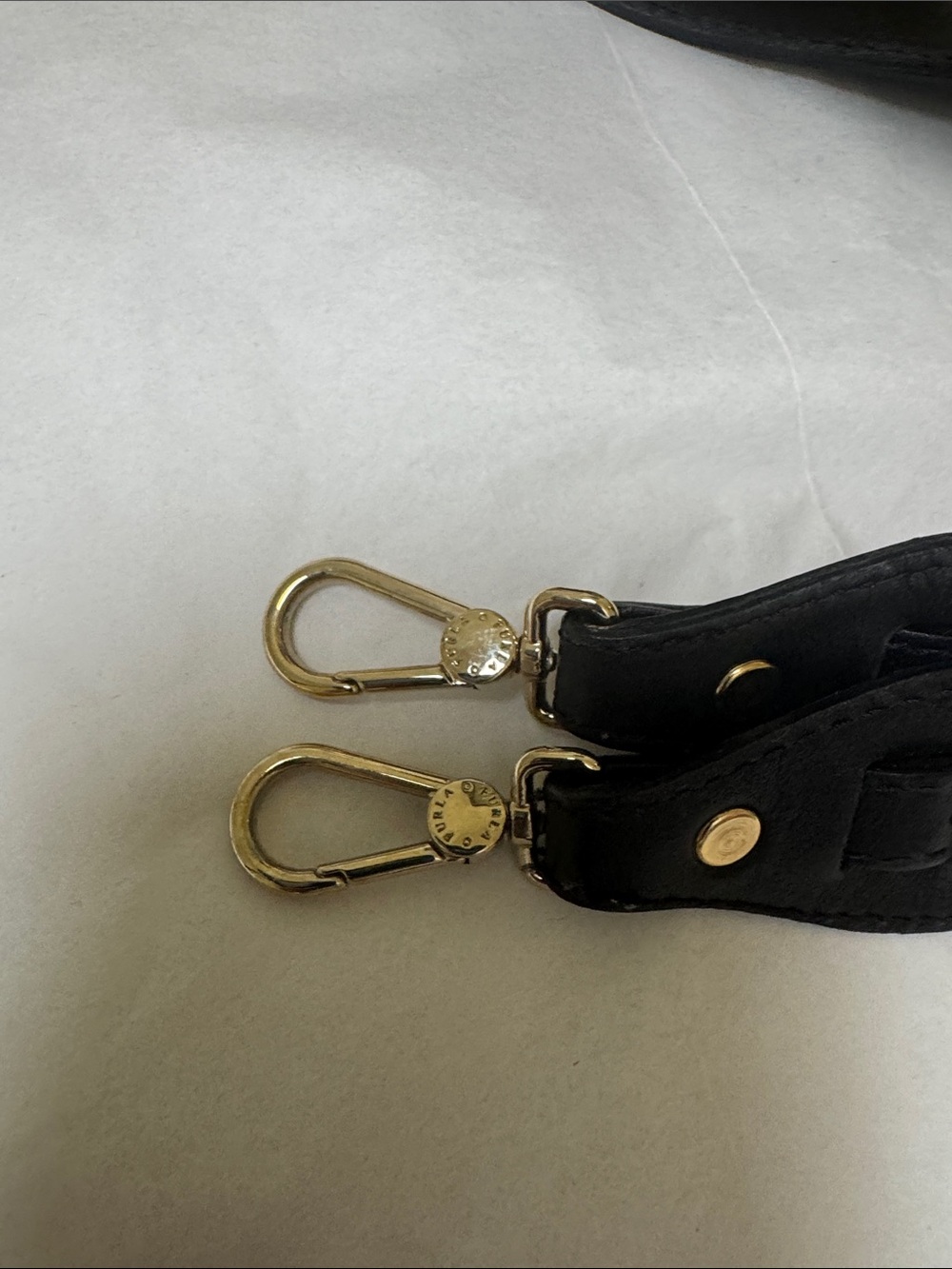 Furla Jelly Candy Bag beige with leopard print top handle and strap - Picture 10 of 11